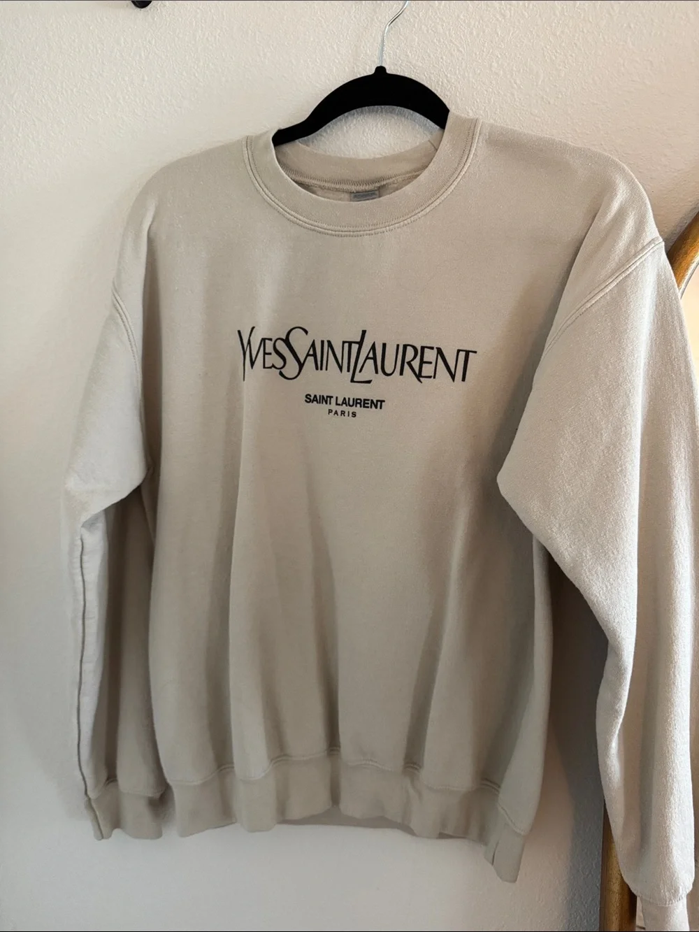Beige Logo Crewneck Sweatshirt - women’s